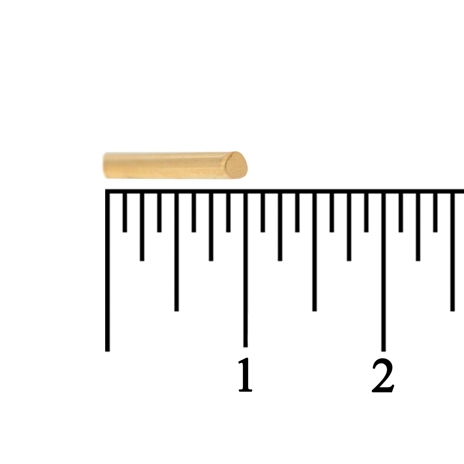 14K Solid Yellow Gold Round Wire Half Hard 1 Inch 10ga – 24 Gauge 0.5mm – 2.5mm