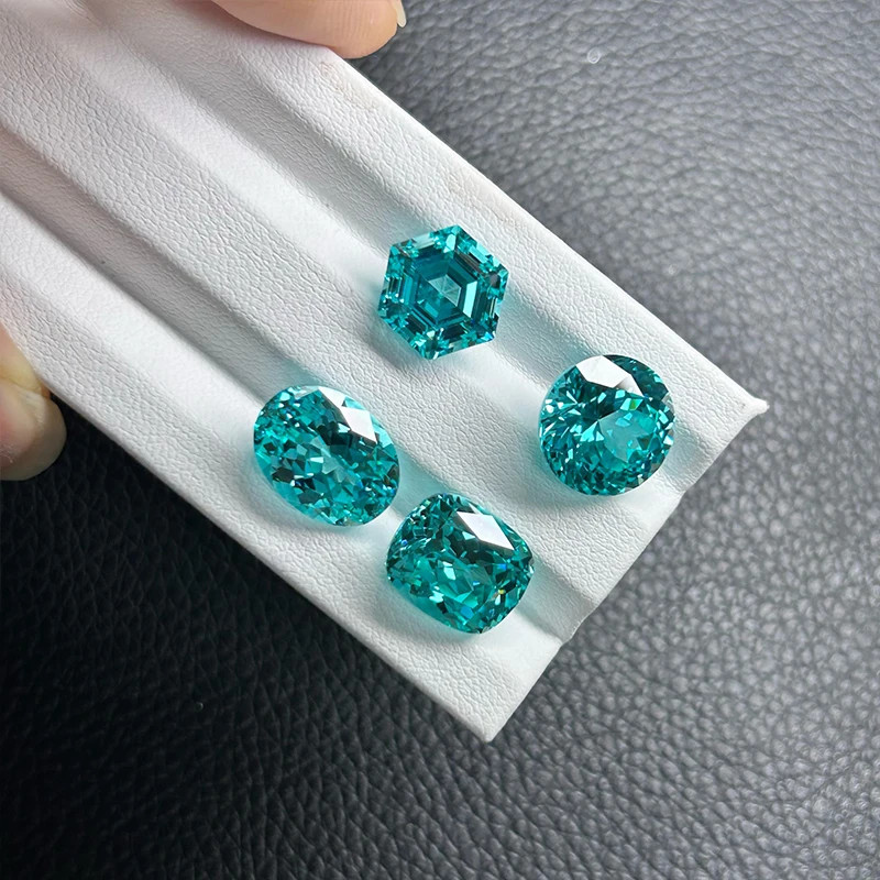 Lab Grown Paraiba Gemstone 0.5-5ct for Jewelry Making with AGL Certificate