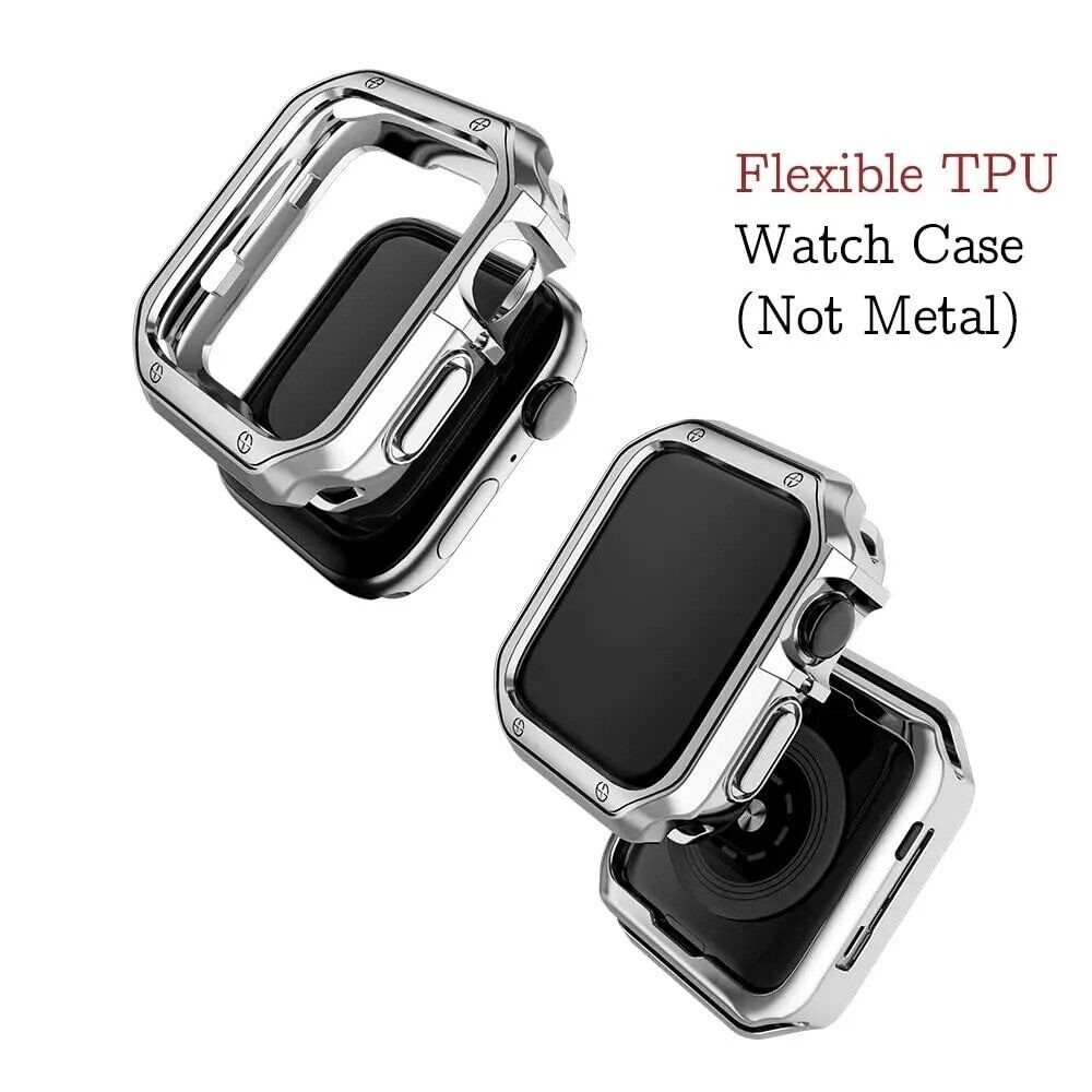 Stainless Steel Band + Case For Apple Watch Ultra 3 11 10 9 8 7 6 SE 5 38mm-49mm
