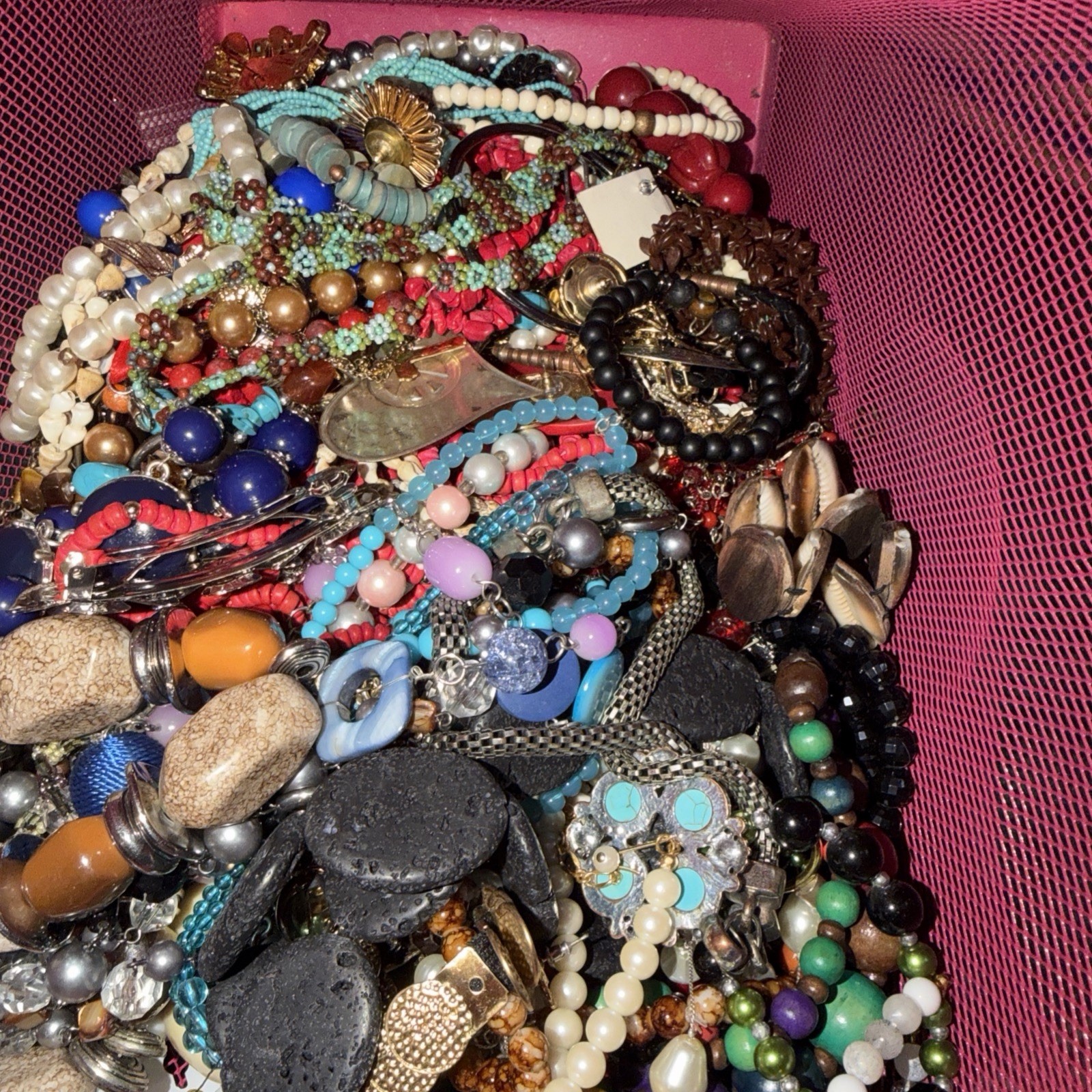 Old Unsearched Jewelry Lot VTG & Now Junk & Wear & Resell Tangled