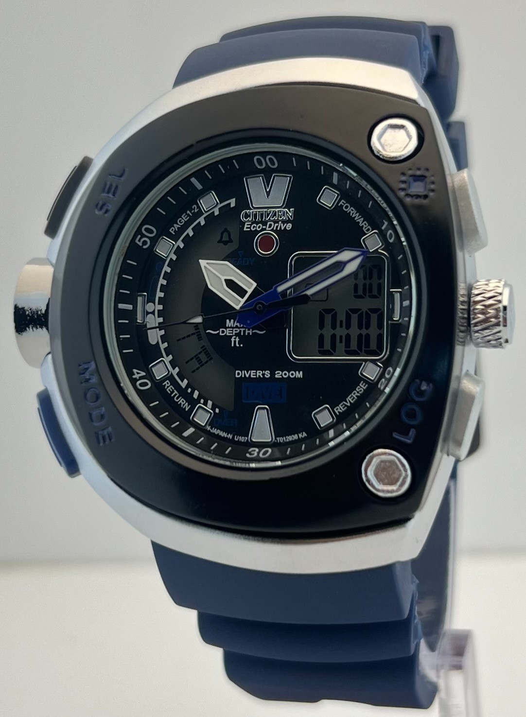 Men’s Citizen Promaster Aqualand Eco-Drive Black Dial Working Wristwatch
