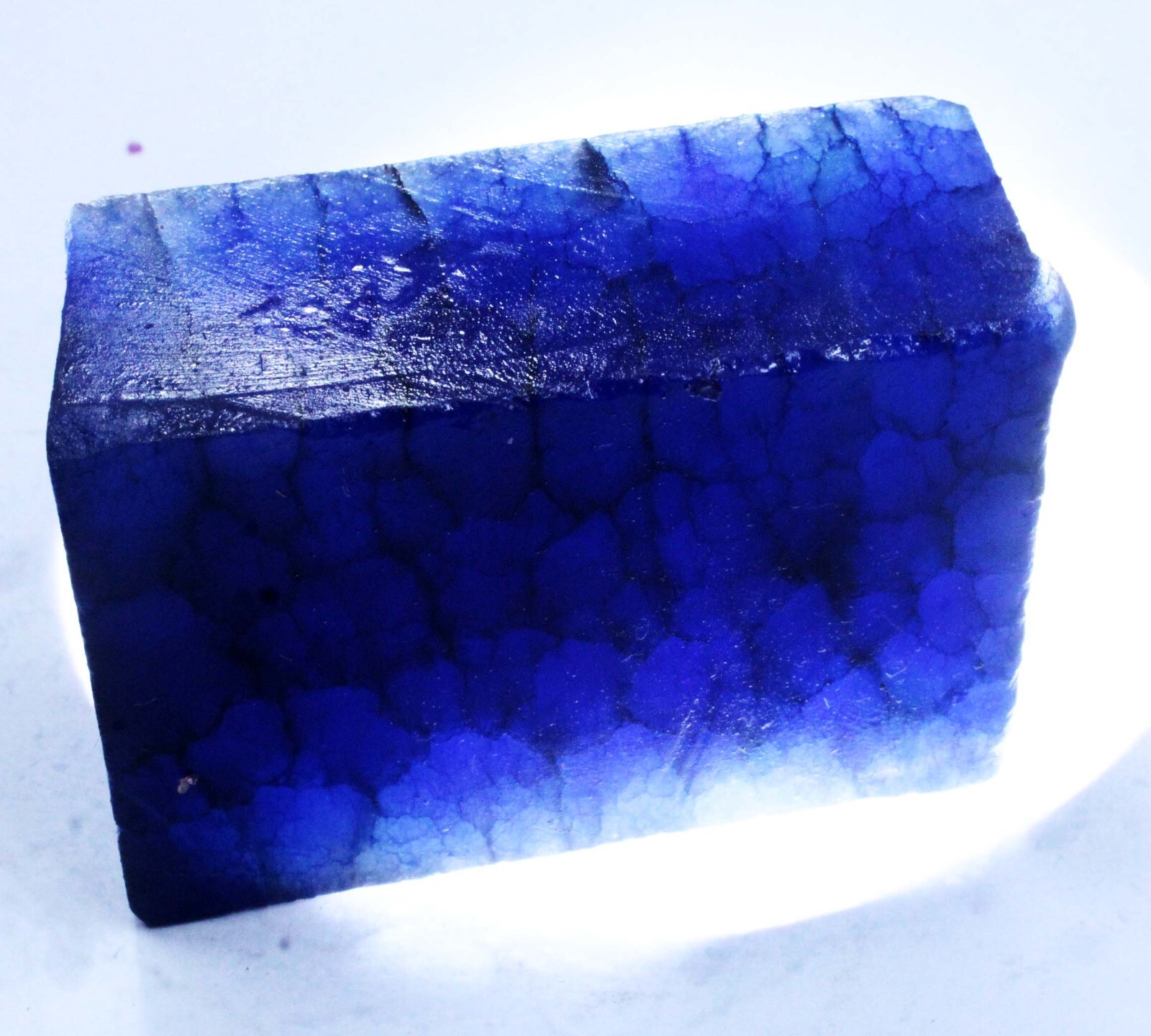 Natural Sapphire Blue Rough Uncut Huge Size 1050 Ct Certified Loose Gemstone