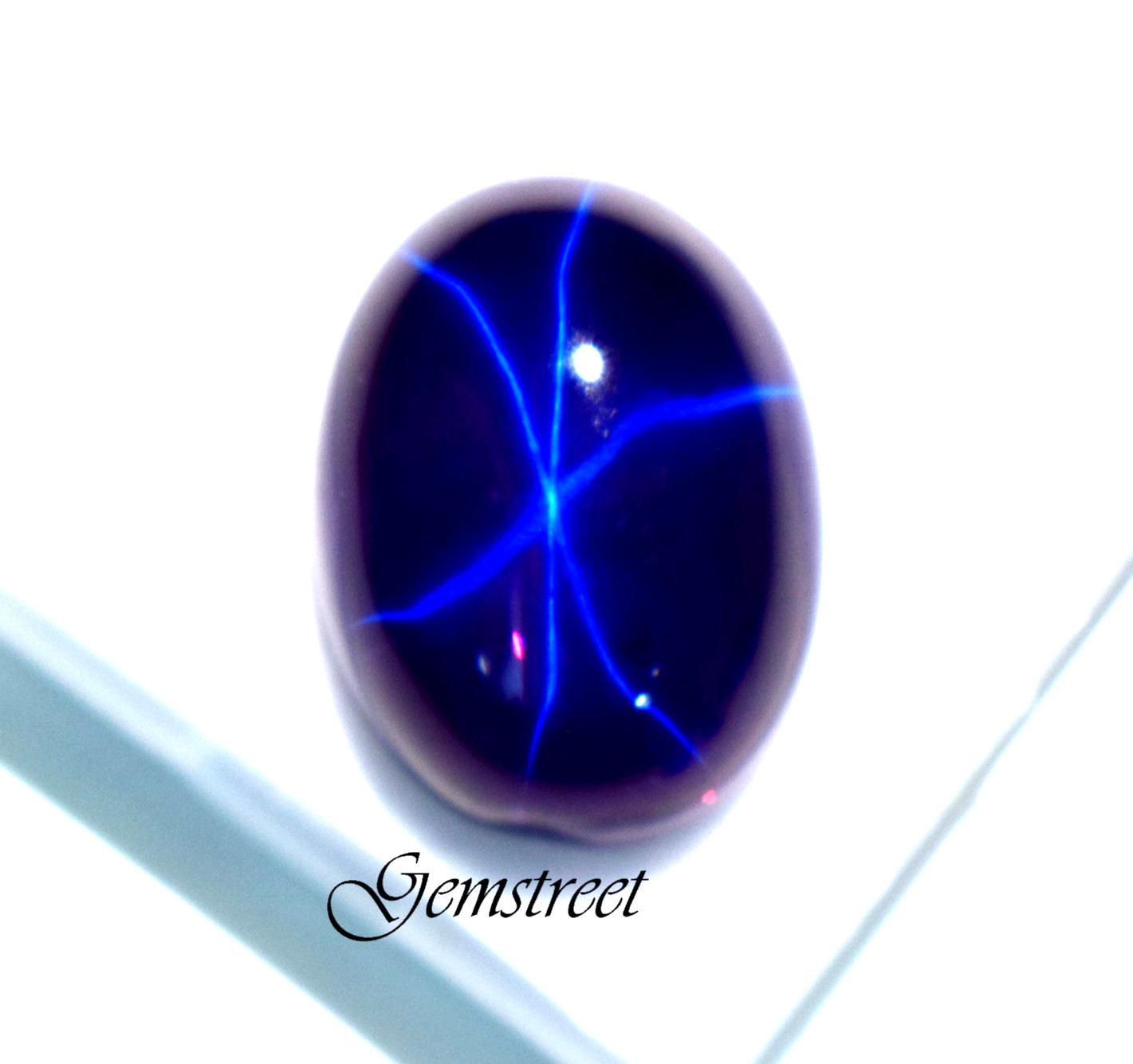 Ceylon Purple Star Sapphire 27.10 Ct 6 Ray Cabochon Cut Certified Loose Gemstone