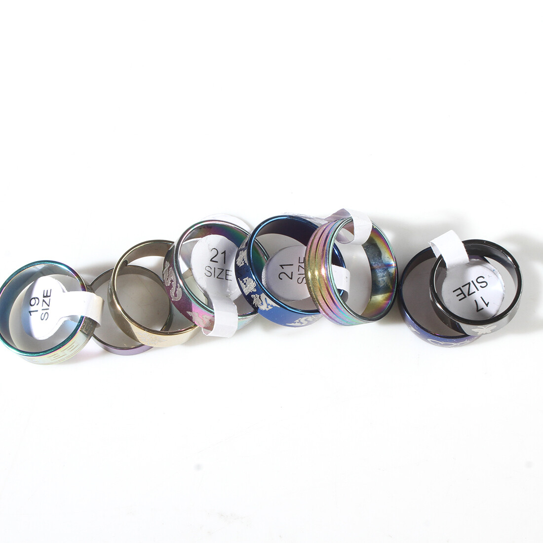NEW 50pcs Wholesale Bulk Lot Mixed Stainless Steel Rings Men’s Women’s Band Ring