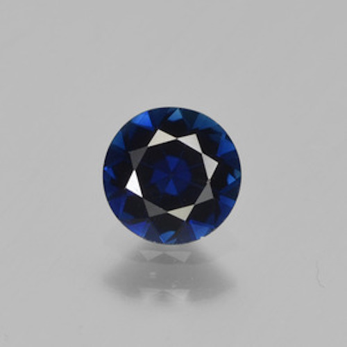 Masterpiece Collection: Round AAA Genuine Bright Blue Sapphire (2mm to 5mm)