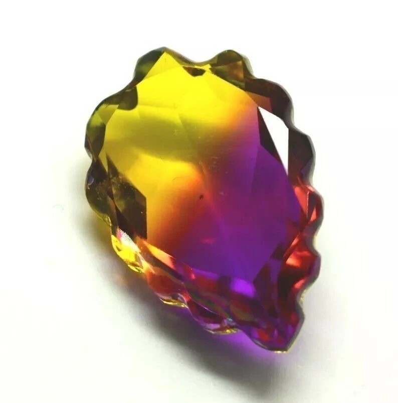 VVS Bi-Colour Tourmaline Pear Cut Carving 91-92 Ct Loose Gemstone EGL Certified