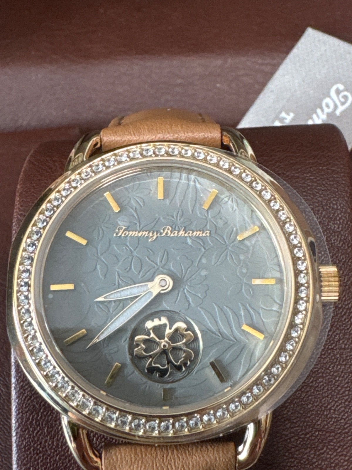 Tommy Bahama Hibiscus Watch with Swarovski
