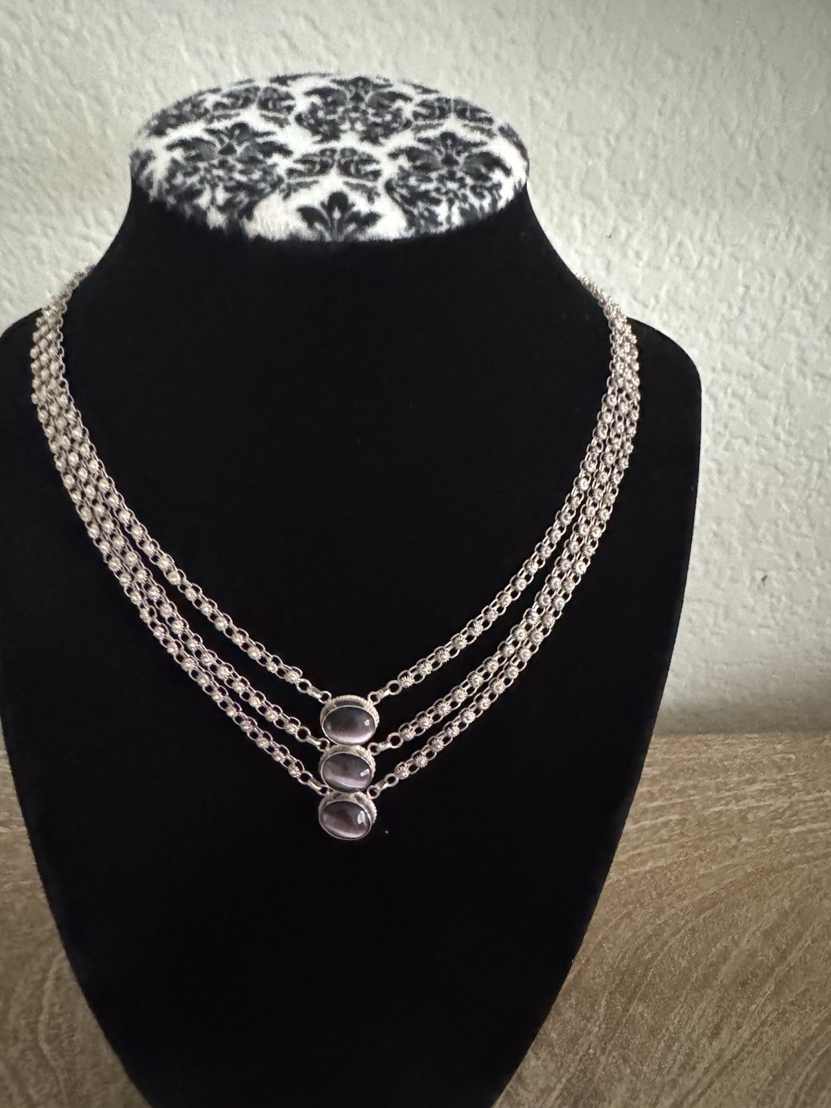 Vintage Made In Armenia Necklace, Bracelet And Earrings Set