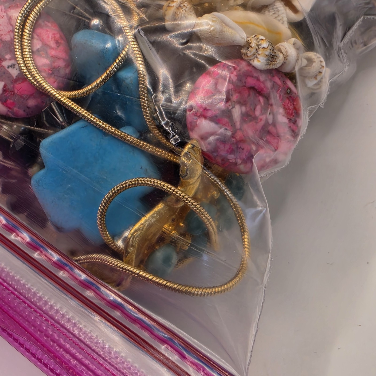 Bag Old Unsearched Jewelry Lot Vintage Estate Find Junk Drawer Aprox 4lbs