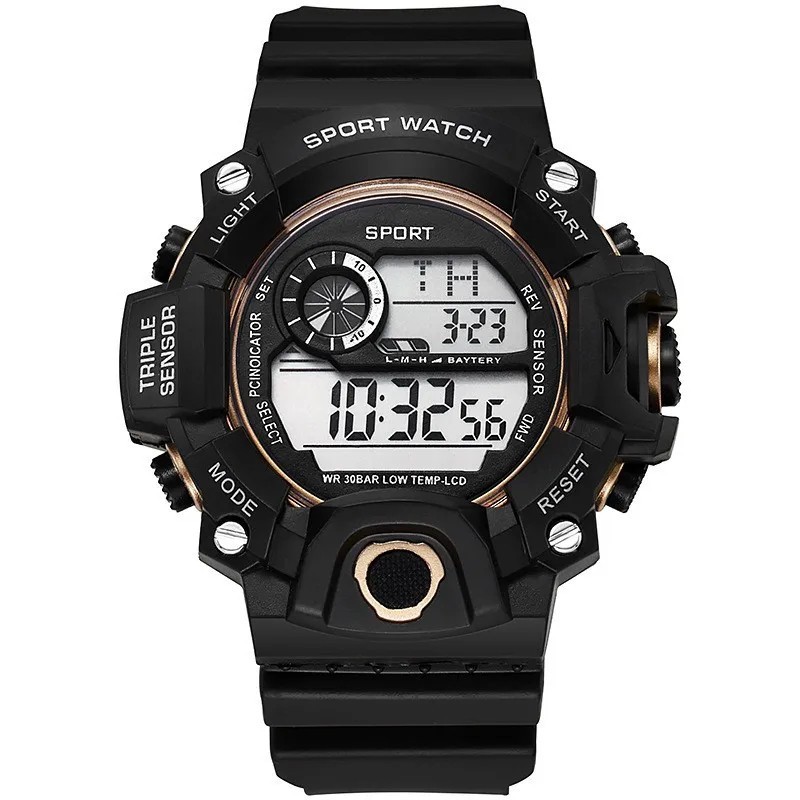 Men Waterproof Digital Sports Watch Military Tactical LED Backlight Wristwatch
