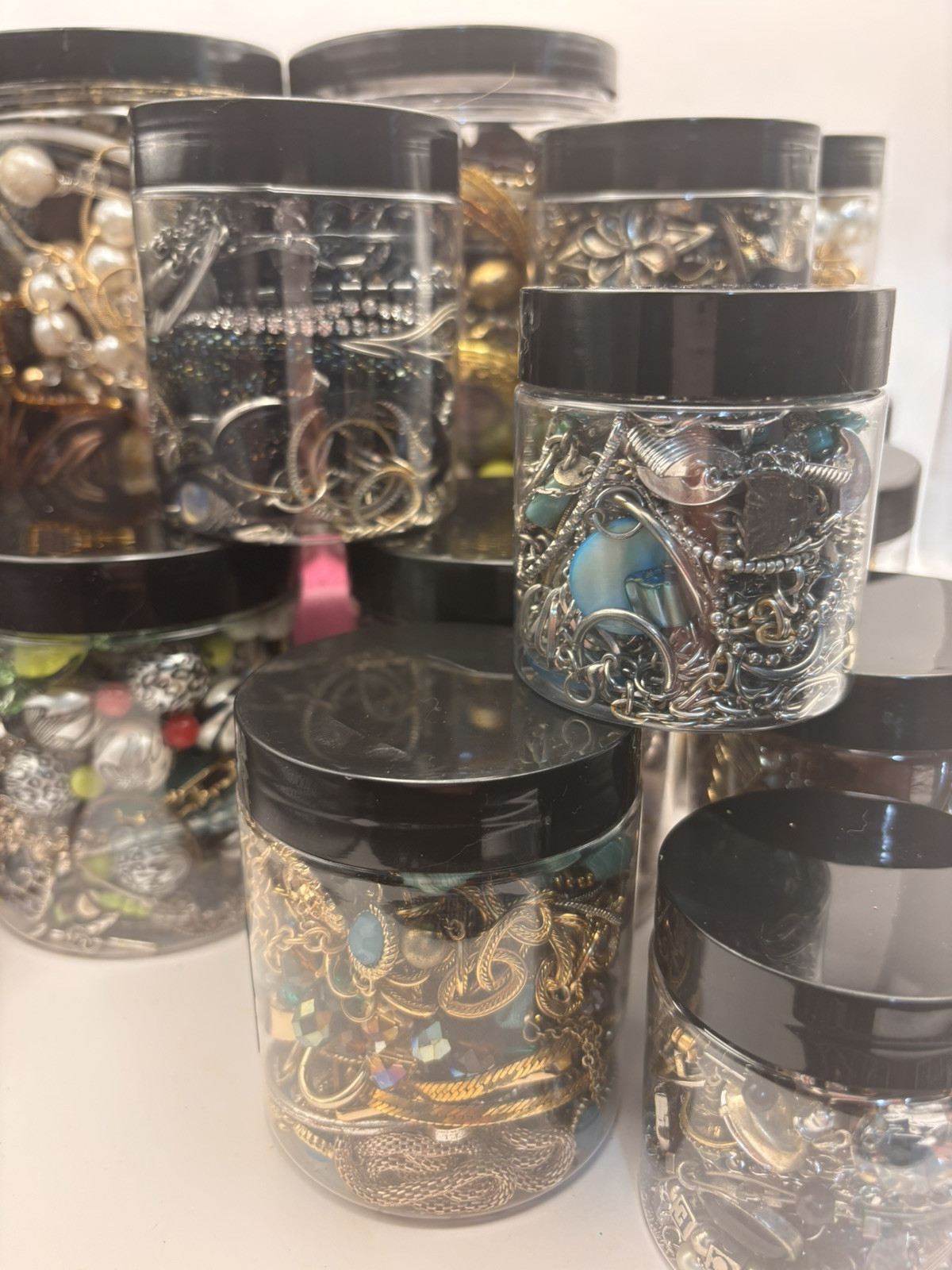 Mystery Jewelry Jar- All Wearable – No Junk Customization Available 2 Sizes