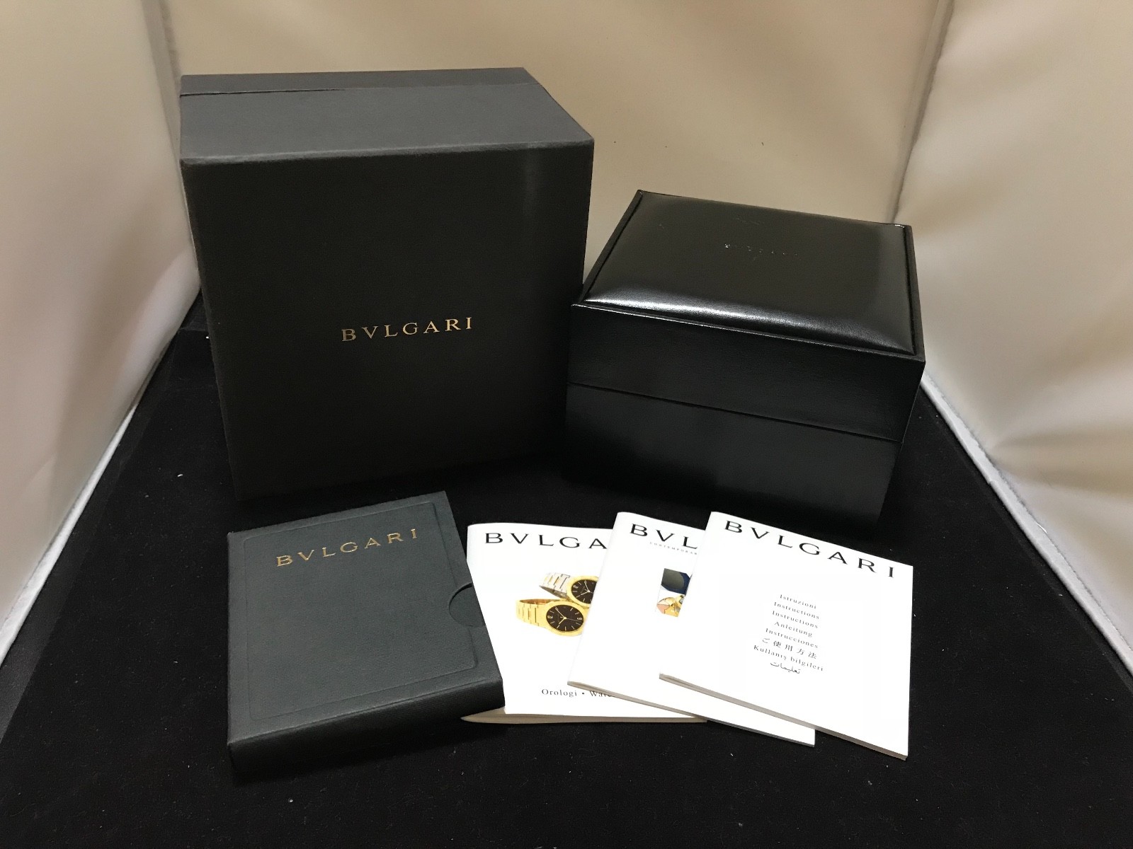 BVLGARI WATCH BOX CASE GUARANTEE100%Authentic CF5977-19 AS1