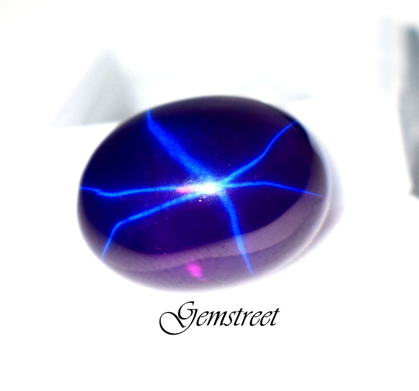 Ceylon Purple Star Sapphire 27.10 Ct 6 Ray Cabochon Cut Certified Loose Gemstone