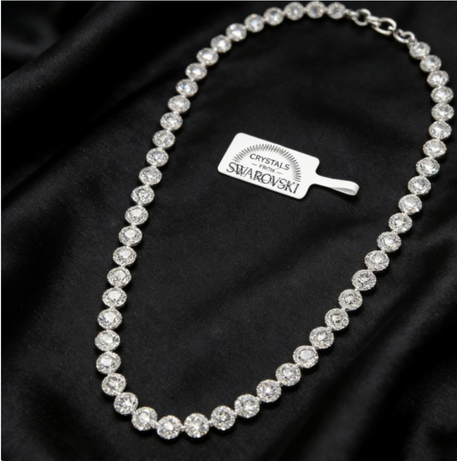 Swarovski Women’s Una Angelic Tennis Necklace Size One Size Comes with exclusive