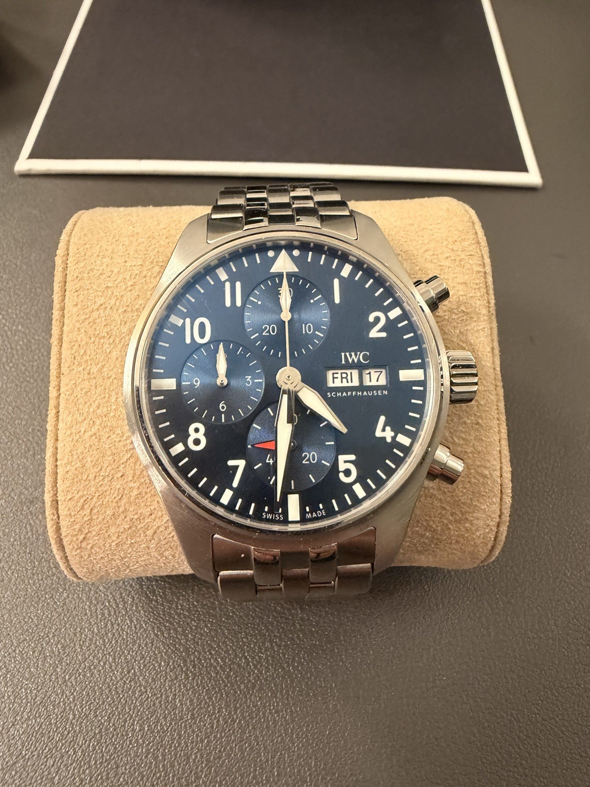 IWC Pilot’s Watch Chronograph IW388102 41mm Box Papers Extra Straps