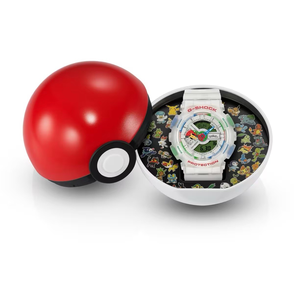 CASIO G-SHOCK x Pokemon GA-110PKM-7A Limited 30th Anniversary In Hand