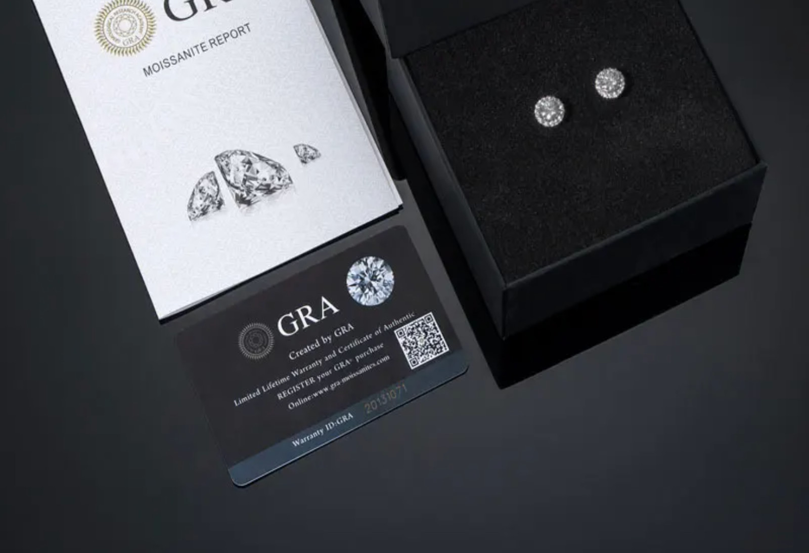 2CT Lab Created Diamond Round Cut Magnetic Non-Piercing Stud 925 Sterling Silver