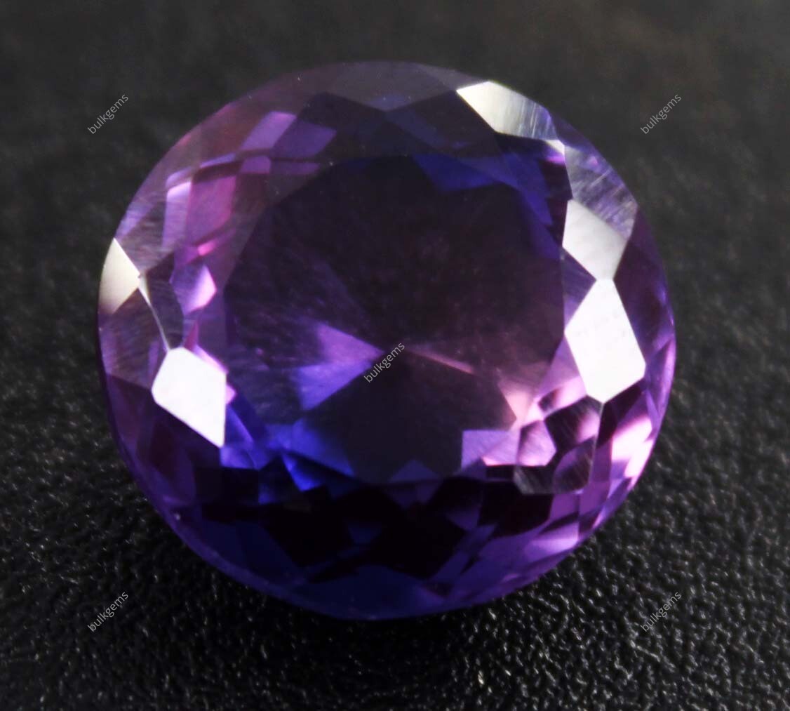 10 Ct Extremely Rare Natural Purple Tanzanite Round Certified Loose Gemstone