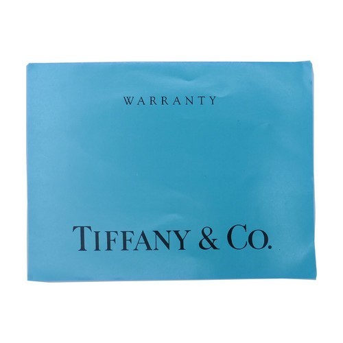 TIFFANY & CO FULL ONE YEAR WARRANTY CARD-OPEN