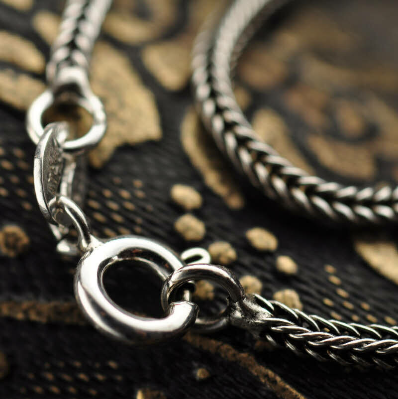 B25 Snake Chain Necklace 925 Sterling Silver Length 55cm 22inch Thickness 1.6mm