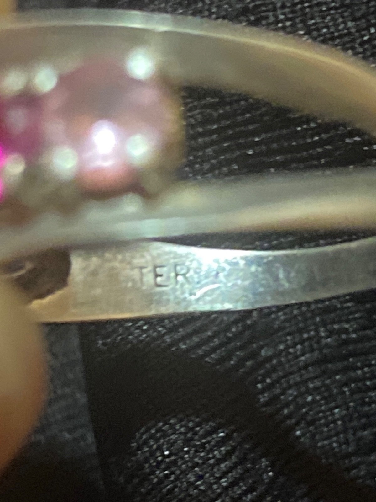 Vintage Birthstone Ring Set in Sterling size 8