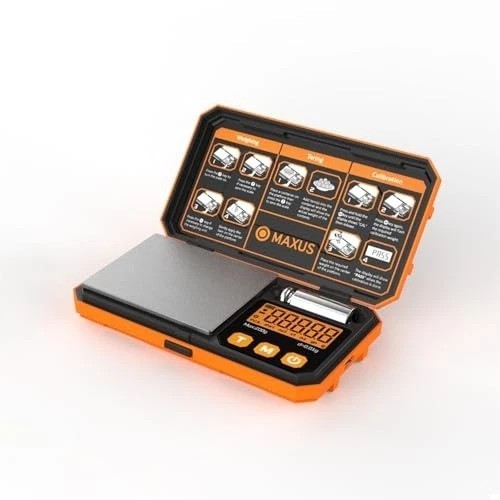 High Precision Pocket Digital Scale – 500g x 0.01g with Clear Tray & LCD Display
