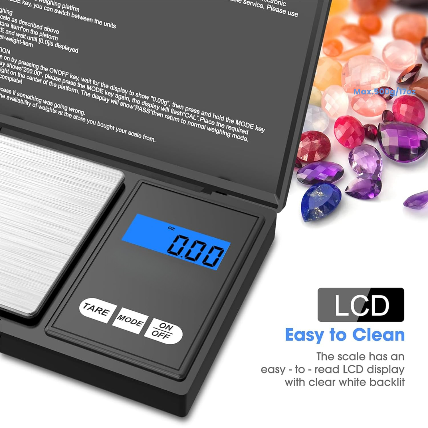 Digital Scale 200g x 0.01g Jewelry Gold Silver Coin Gram Pocket Size Herb Grain