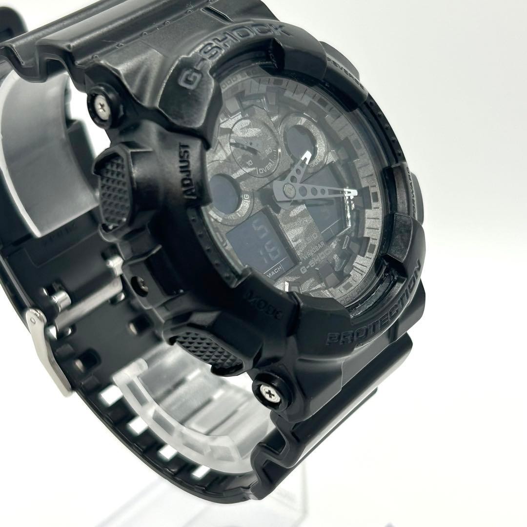 G-SHOCK Popular Black Camouflage GA-100CF New Battery Good Operation