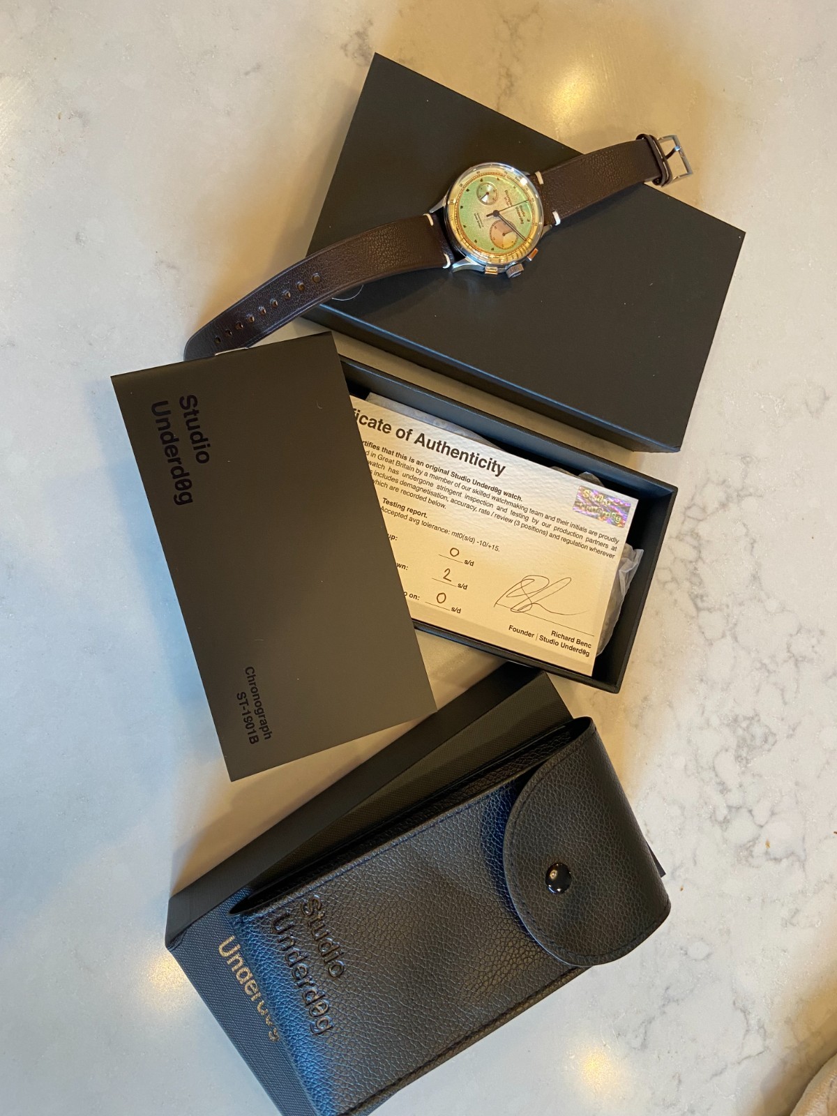 Studio UnderdOg Mint Chip Watch