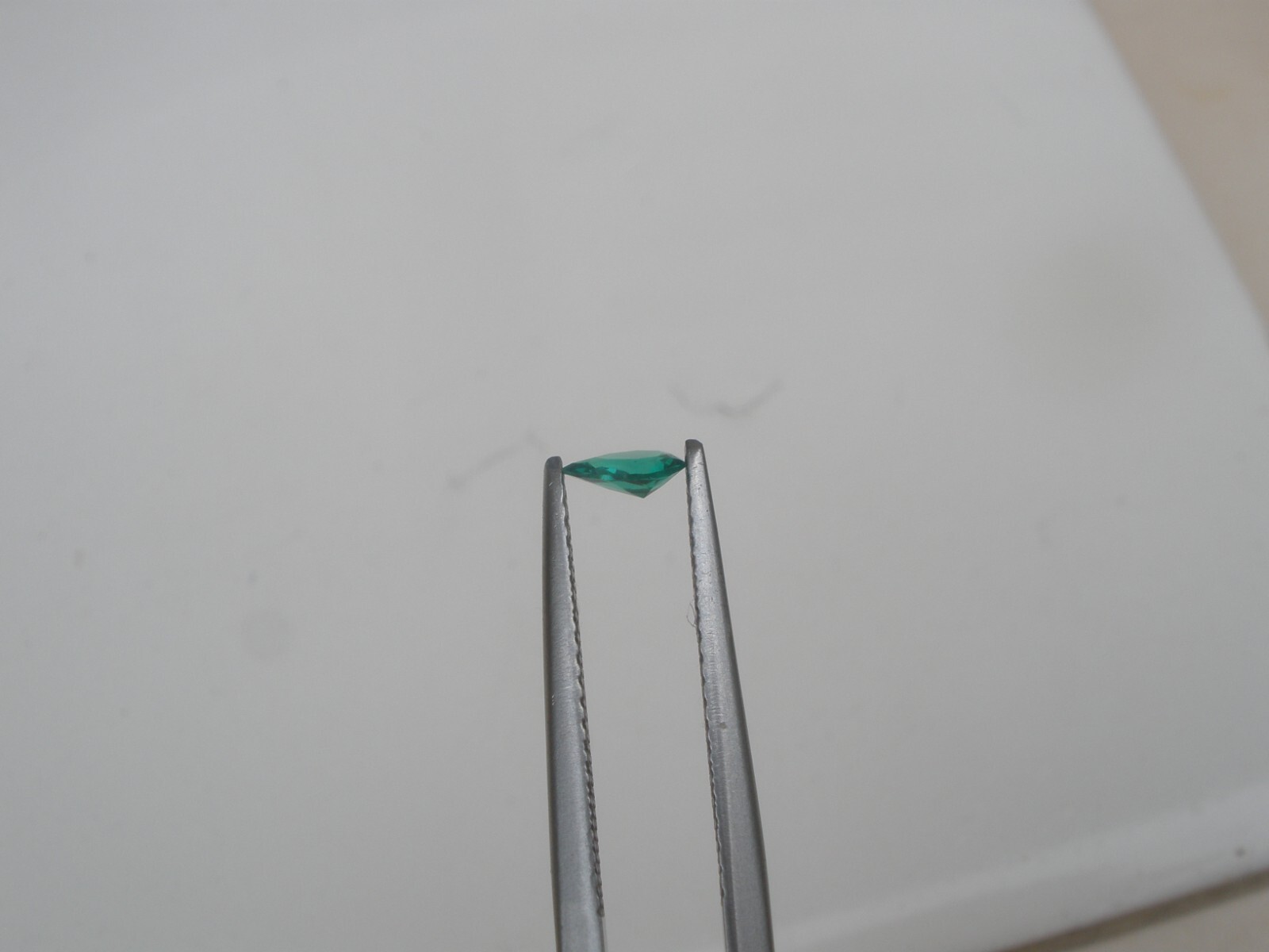 Colombian emerald pear loose faceted natural gem 5x3mm