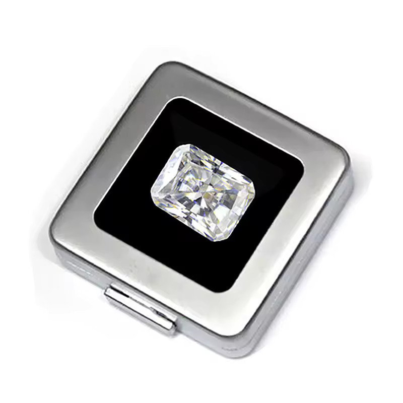 Moissanite Radiant Loose Stone D Color VVS1 GRA Certified 3mm-14mm 0.1CT-10CT