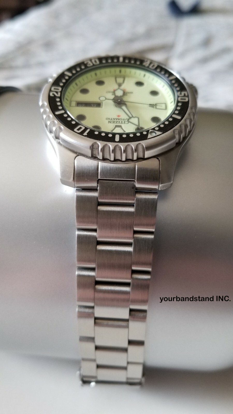 20mm STAINLESS STEEL OYSTER BRACELET fits Citizen NY0040 NY0040-09W 09E NY0085