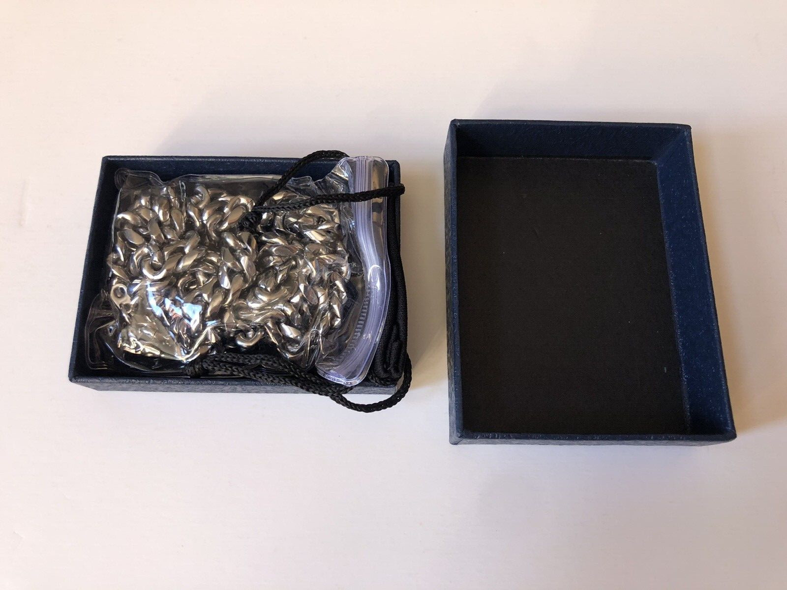 Bandmax Heavy Silver Chain Necklace 28.5 Inches Durable NWT New in Box