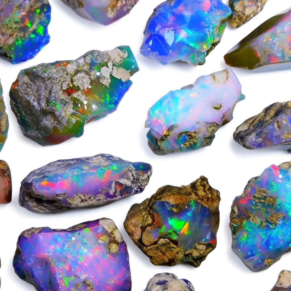 200Ct Natural Australia Opal Multi Color Rough Uncut Gemstone Lot Jewelry Making