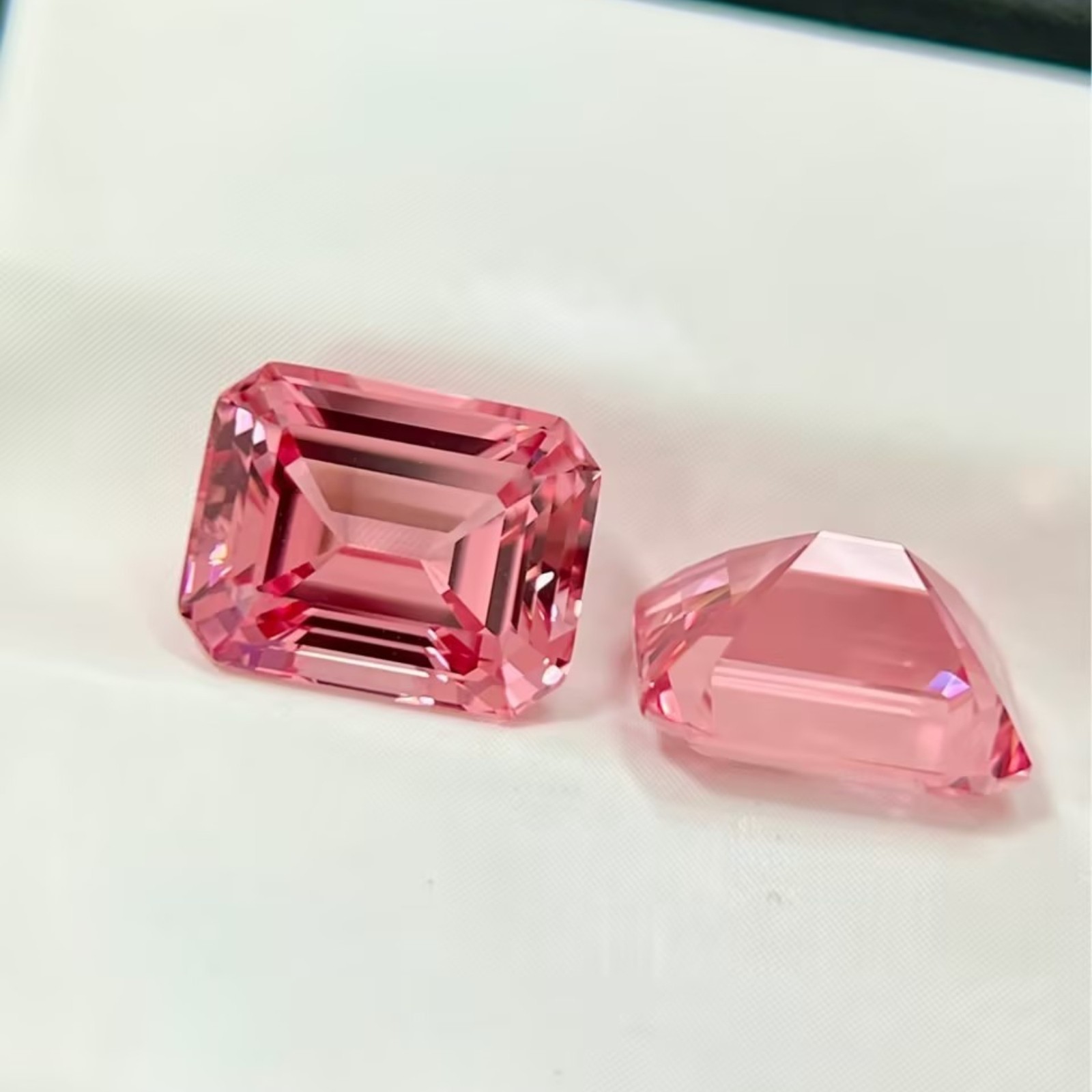 Lab Grown Padparadscha Gemstone 0.5-5ct For Ring Pendant Jewelry Making AGL