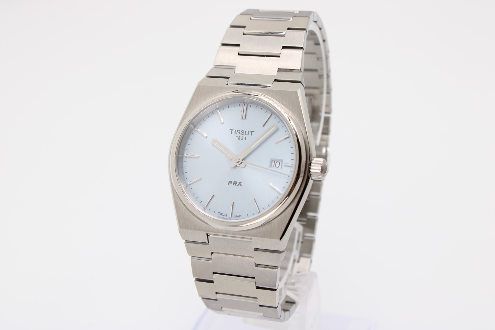 TISSOT PRX T137.210.11.351.00 Quartz Light blue Dial Unisex Watch 35mm