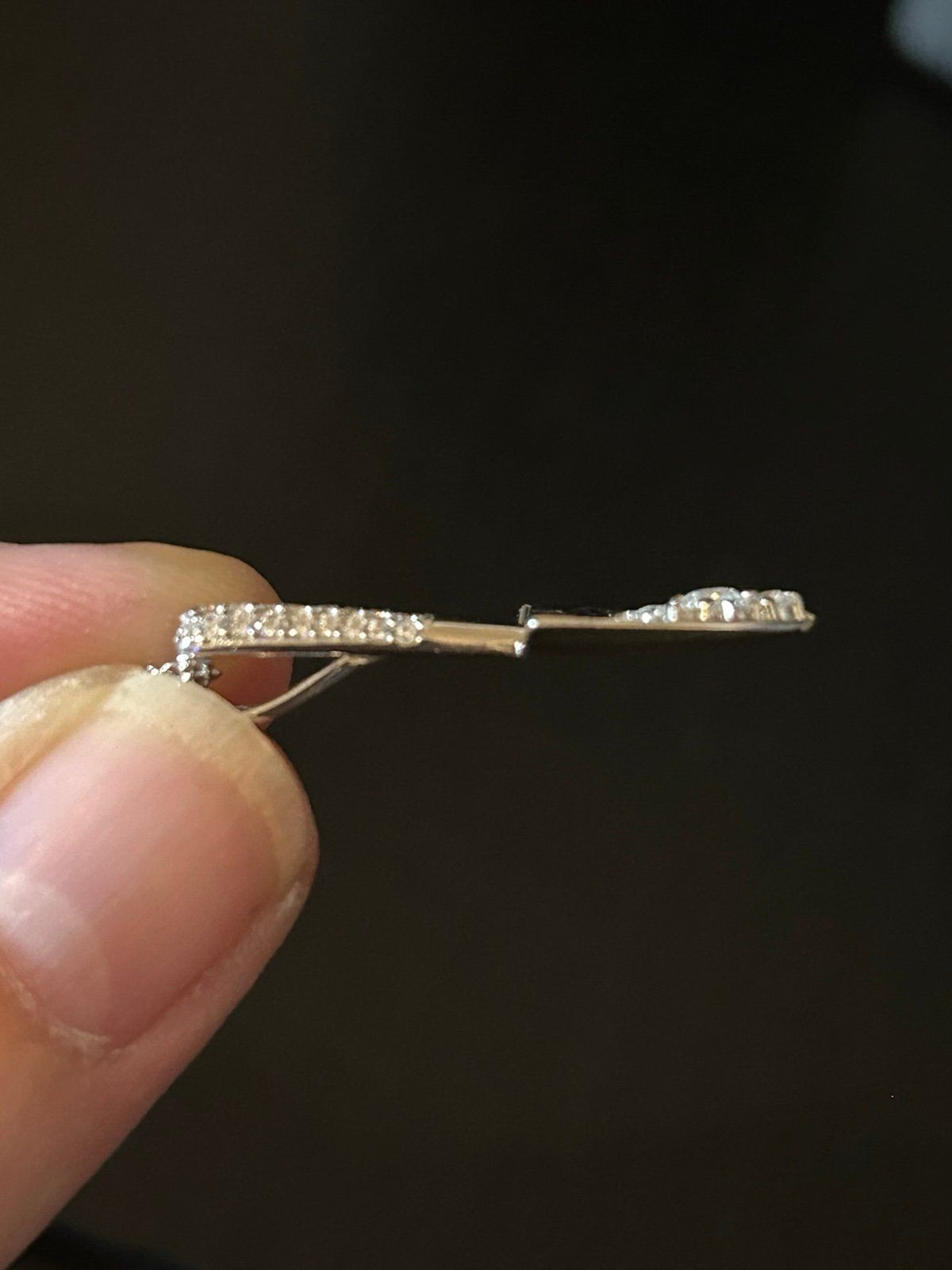 925 Sterling Silver Necklace with Shovel Pendant