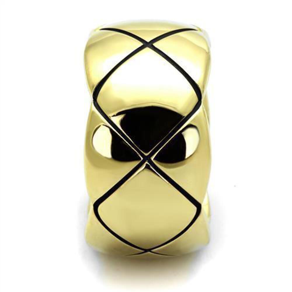 Gold Womens Ring Anillo Para Mujer 316L Stainless Steel Ring 316L Stainless Stee