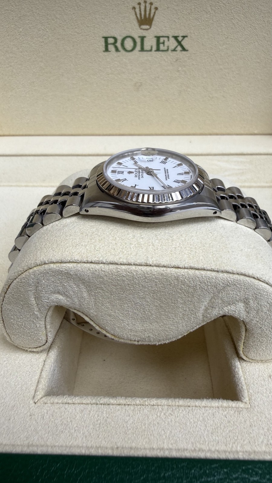 Rolex Datejust 31 White Roman Dial on Jubilee 68274
