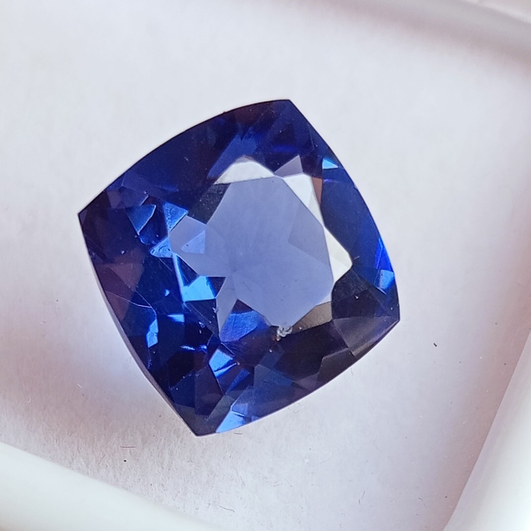 Flawless CERTIFIED 10 Ct Natural Ceylon Sapphire Cushion Cut Blue Loose Gemstone