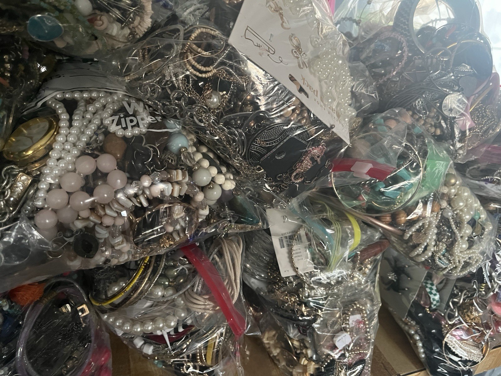 more than 50 bags of jewelry