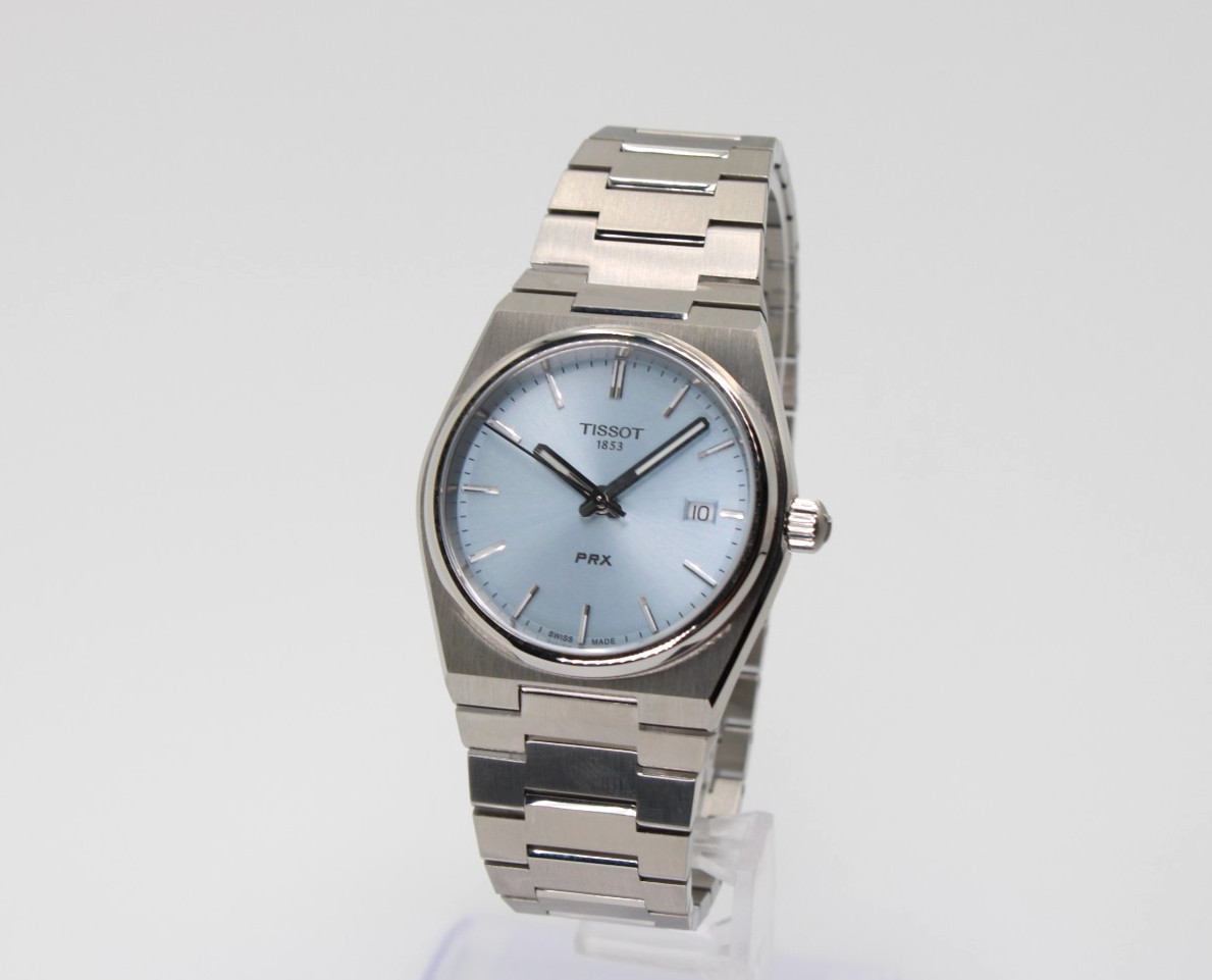 TISSOT PRX T137.210.11.351.00 Quartz Light blue Dial Unisex Watch 35mm