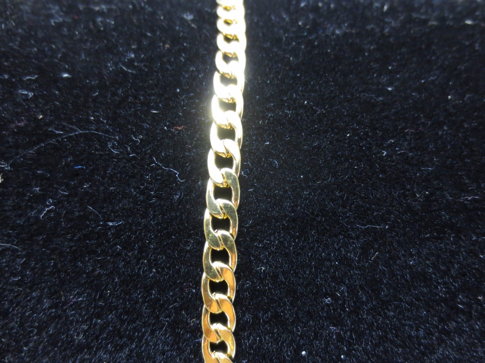 3/5/7mm GOLD PLATED STAINLESS STEEL CURB CUBAN CHAIN NECKLACE 18″-60″-GOLD