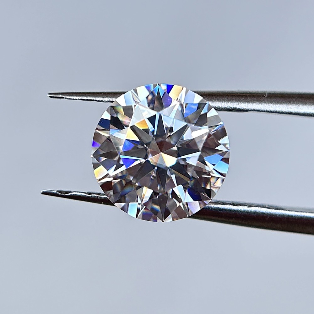 1PCS 3~20mm D color Round Brilliant Loose Moissanite Gemstone White for Jewelry