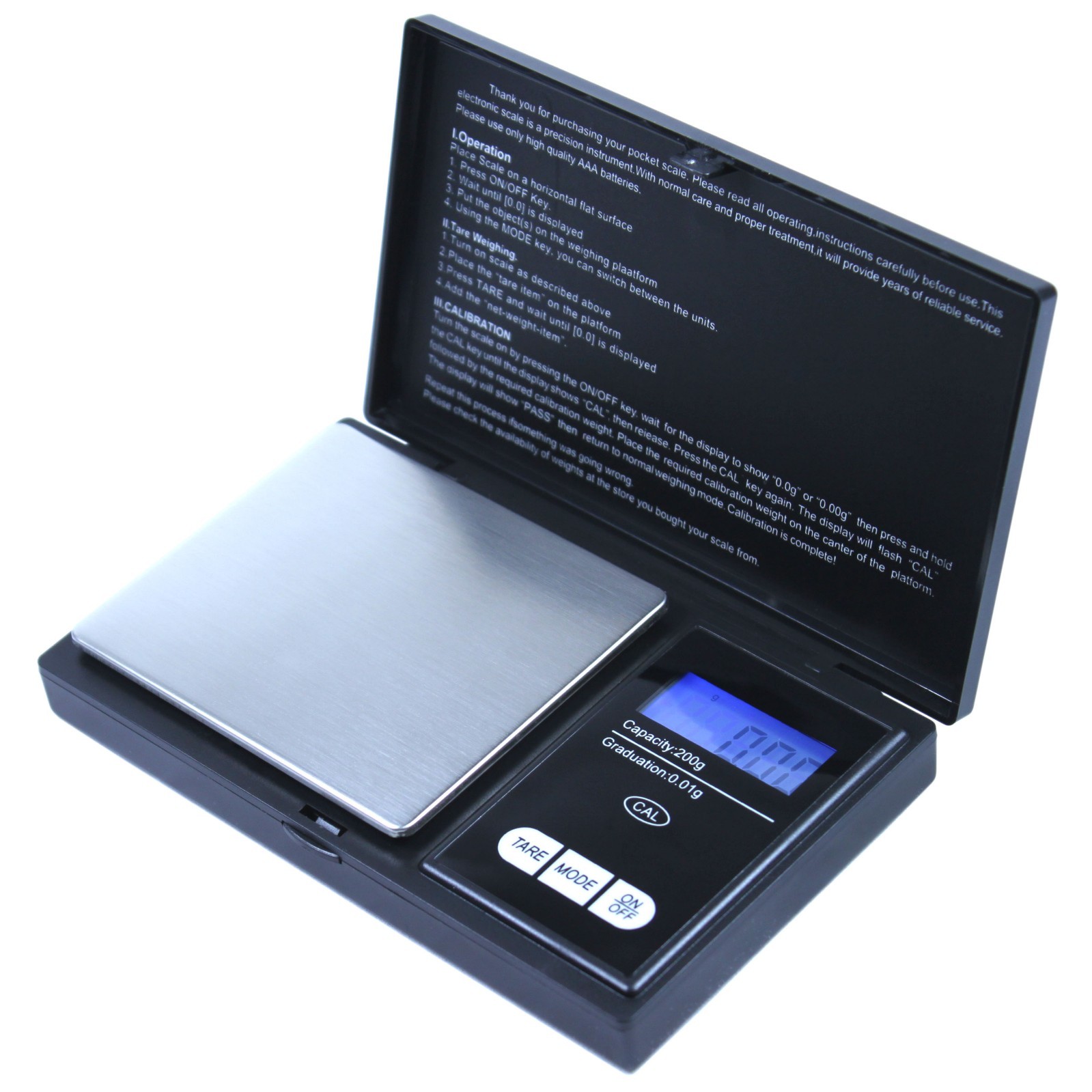 500g x 0.1g Digital Pocket Scale CS-500 Portable Jewelry Scale