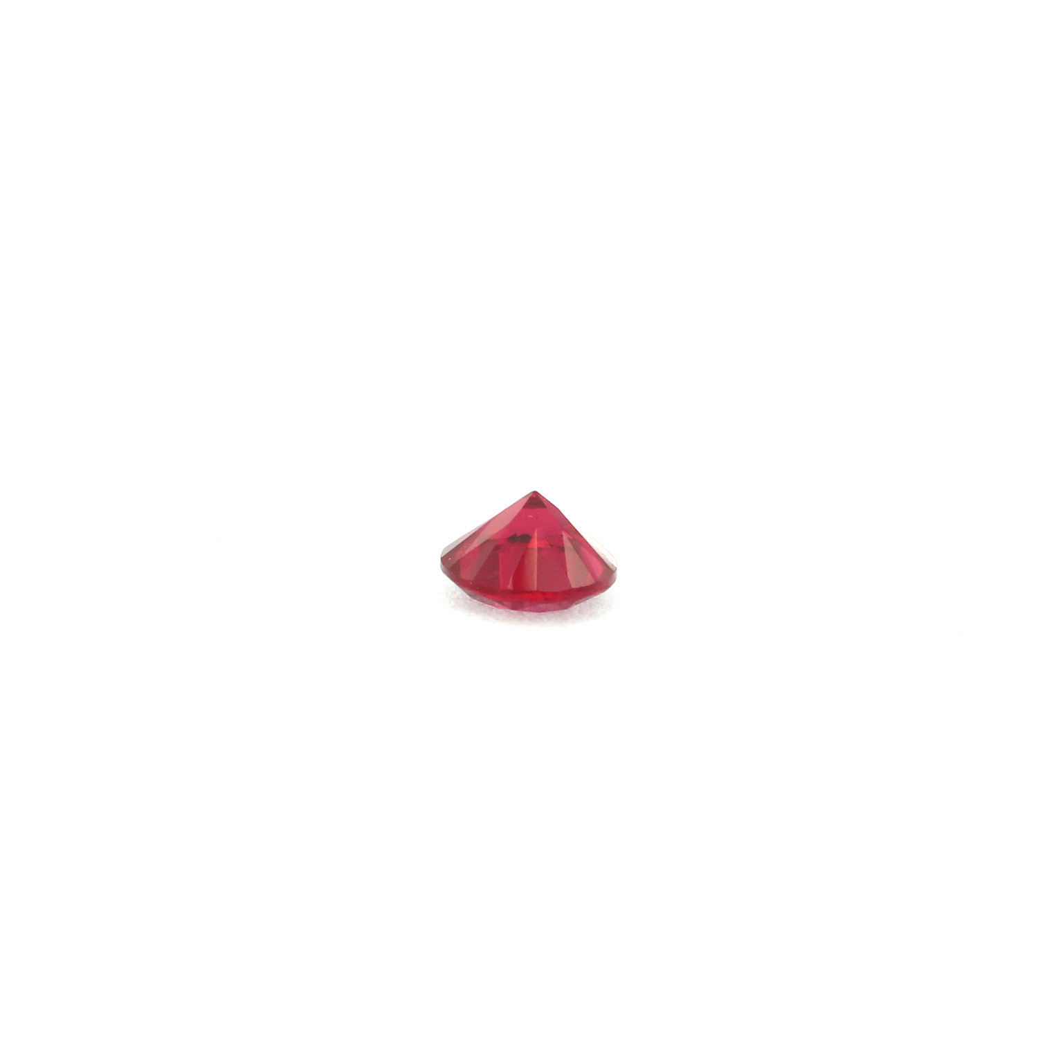 Loose Round Cut Garnet CZ Stone Single Red Cubic Zirconia Jan Birthstone Shape