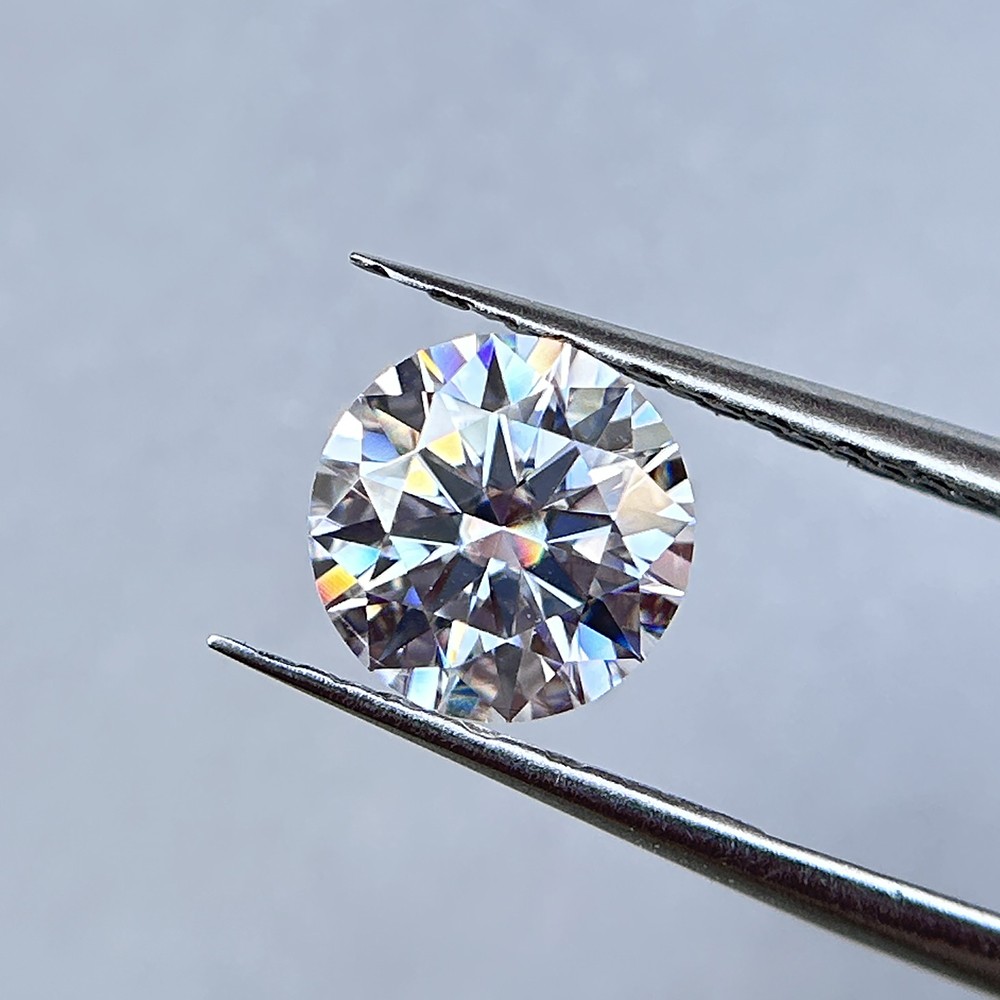 1PCS 3~20mm D color Round Brilliant Loose Moissanite Gemstone White for Jewelry