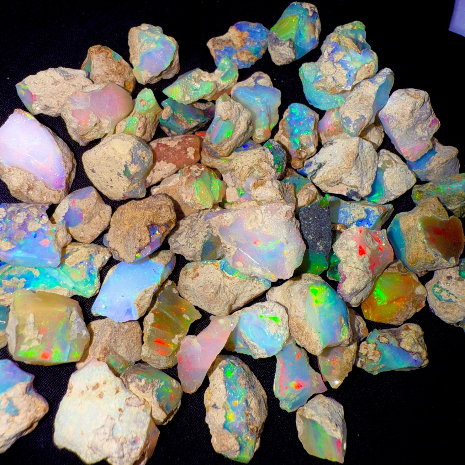 Opal Rough Lot 20 Pieces AAA cut grade rough Natural Ethiopian Welo Dry Opal Raw