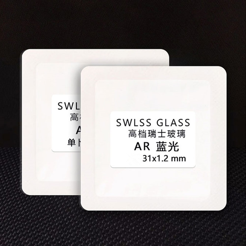 1.2mm Blue AR Coated Double Dome Mineral Watch Glass Crystal Repair 30-38.5mm c
