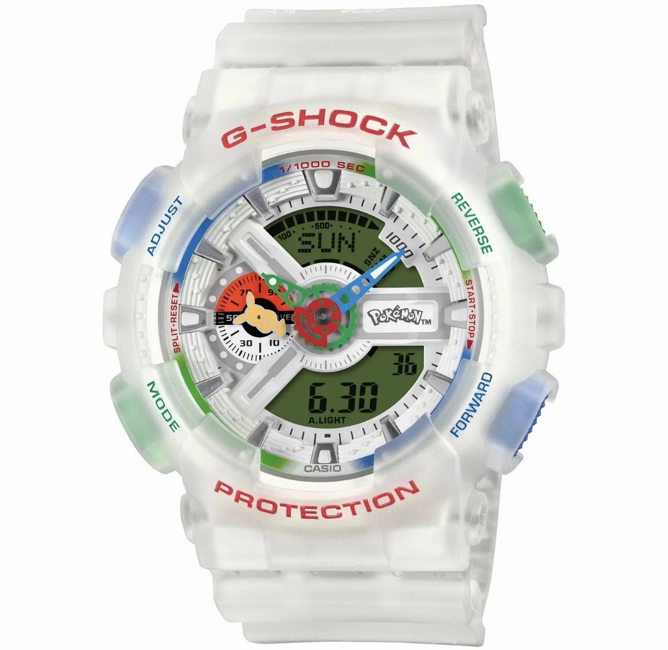 IN HAND – SHIPS NOW – Casio G-SHOCK x Pokémon 30th Anniversary GA110PKM-7A
